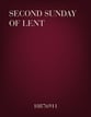 Second Sunday of Lent SATB choral sheet music cover